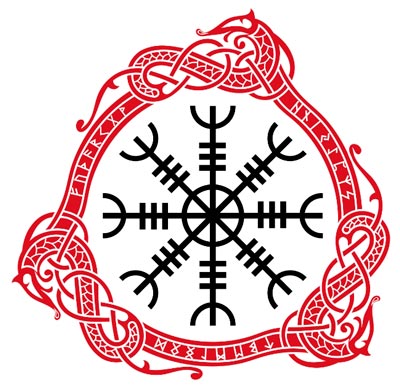 Aegishjalmur es un simbolo de la mitologia nordica