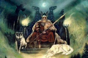 Lee más sobre el artículo Hliðskjálf, el trono de Odín en la Mitología Nórdica