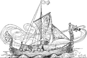 Lee más sobre el artículo Skidbladnir, el barco del dios Freyr en la Mitología Nórdica
